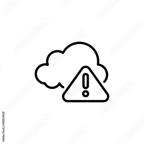 Weather Alert icon in vector. Logotype