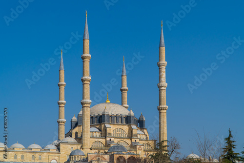 Obraz na płótnie Panoramic view of the Ottoman Selimiye Mosque in Edirne, Turkey