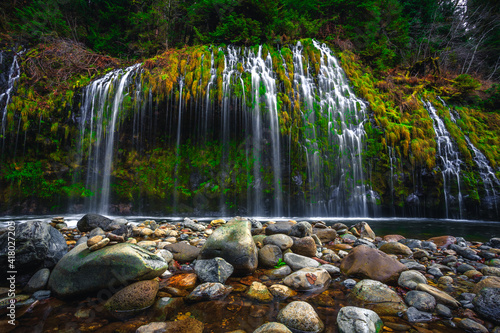 Majestic Mossbrae Falls, Dunsmuir, California photo