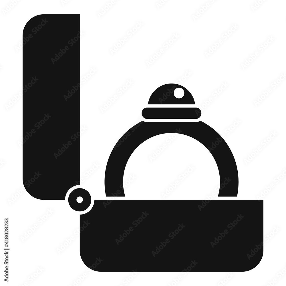 Wedding ring icon. Simple illustration of wedding ring vector icon for web design isolated on white background Wedding ring icon. Simple illustration of wedding ring vector icon for web design isolated on white background