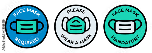 Mask required for prevent covid-19 pandemic