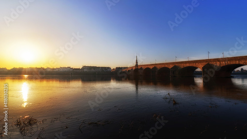 Wallpaper Mural Jacques-Gabriel bridge in Blois City Torontodigital.ca