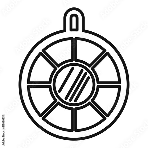 Boutique jeweler icon. Outline boutique jeweler vector icon for web design isolated on white background