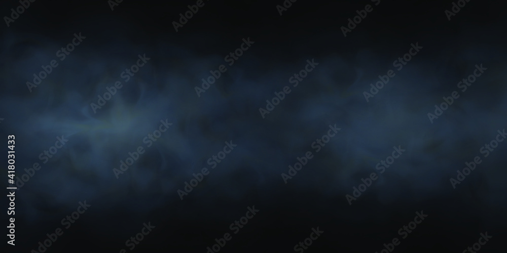 Natural smoke or fog effect on a black transparent background. Vector smoke or fog. Isolated. Vector illustration.	