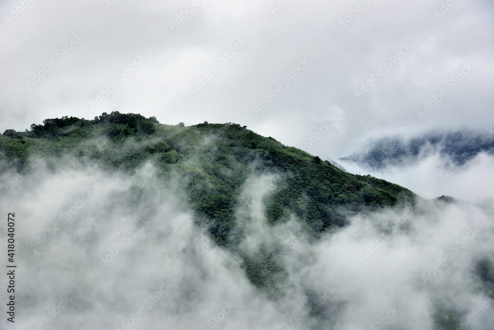 Mountain landscape View Resort. in the Hsinchu,Taiwan.