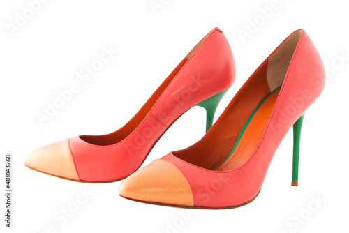 stylish women pump high heel shoes