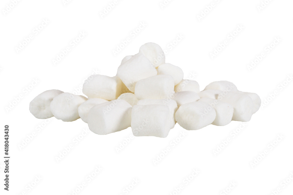 Marshmallow isolated on white background. Candy food Marshmallow isolated on white background. Candy food