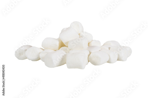 Marshmallow isolated on white background. Candy food