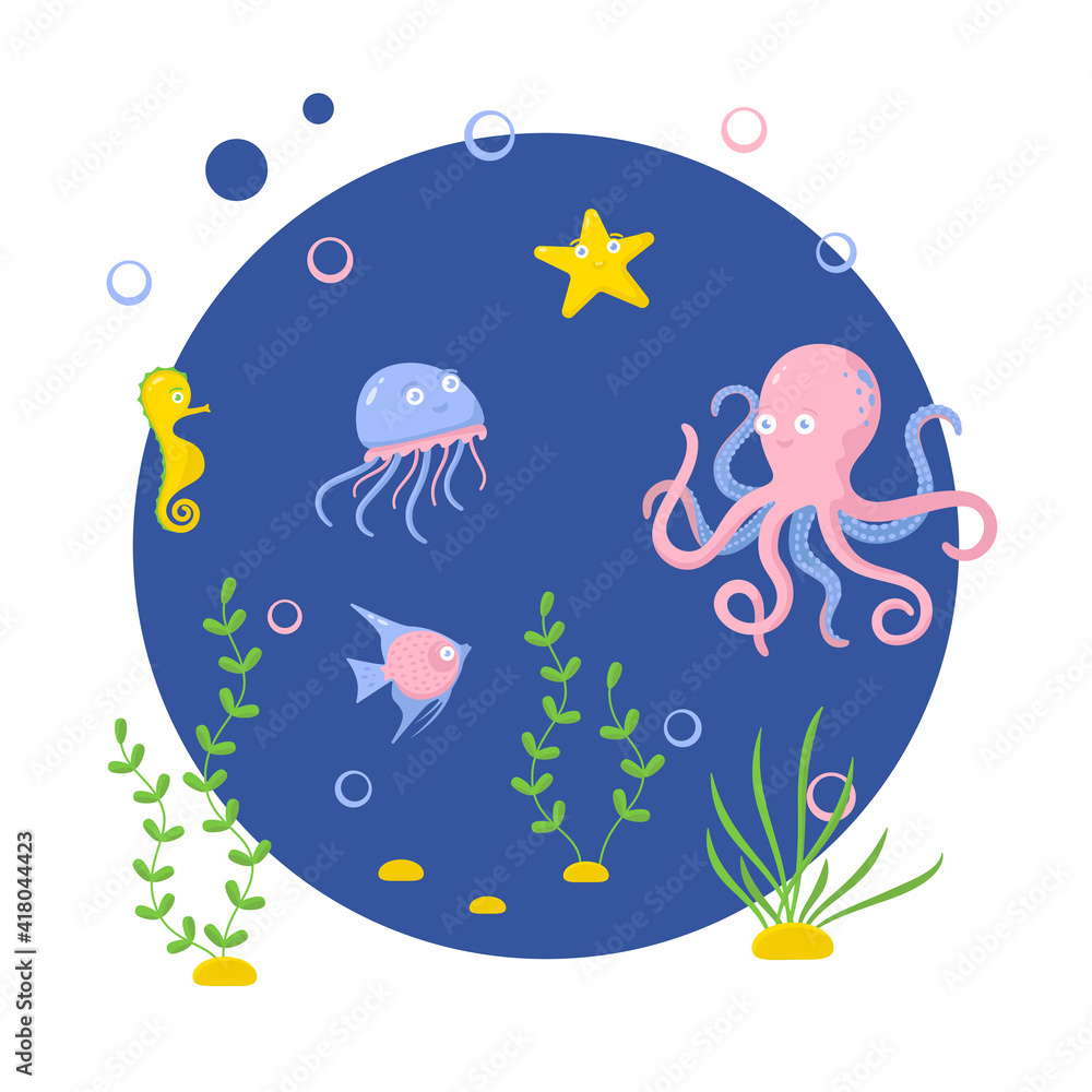 exotic sea inhabitants characters exotic sea inhabitants characters