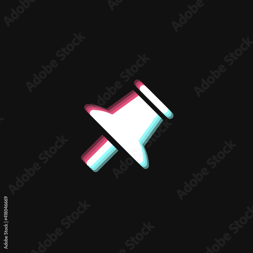 Push Pin - 3D Effect