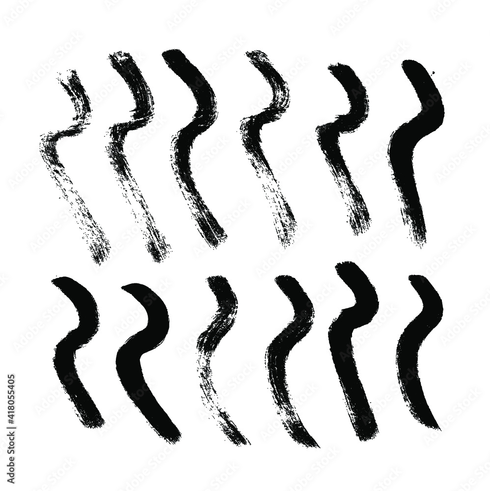 Paint drawing seamless pattern black and white smear. Hand drawn abstract illustration grunge elements. Vector abstract objects for design Paint drawing seamless pattern black and white smear. Hand drawn abstract illustration grunge elements. Vector abstract objects for design