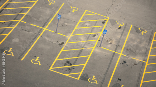 parking space for disabled people