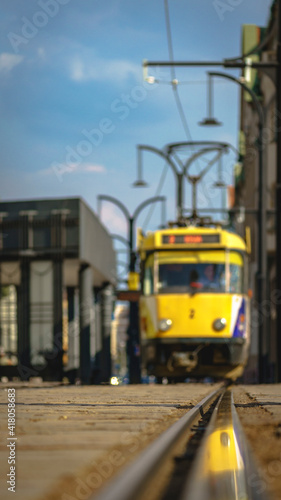tram in the city