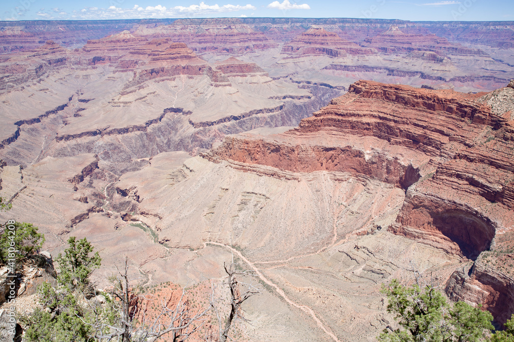 Grand Canyon National Park in Arizona, USA, view from south rim