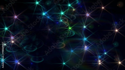 Light flashes illustration. Wallpaper for your web site design, titles, overlay and etc.