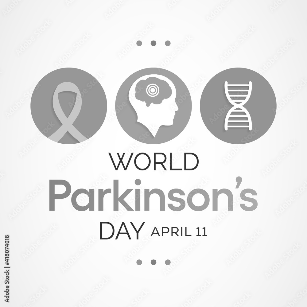 Vector illustration on the theme of World Parkinson's disease (PD) day observed each year on April 11th across the globe. Vector illustration on the theme of World Parkinson's disease (PD) day observed each year on April 11th across the globe.