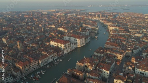 Wallpaper Mural Wide aerial cityscape of Grand Canal in Venice Italy Torontodigital.ca