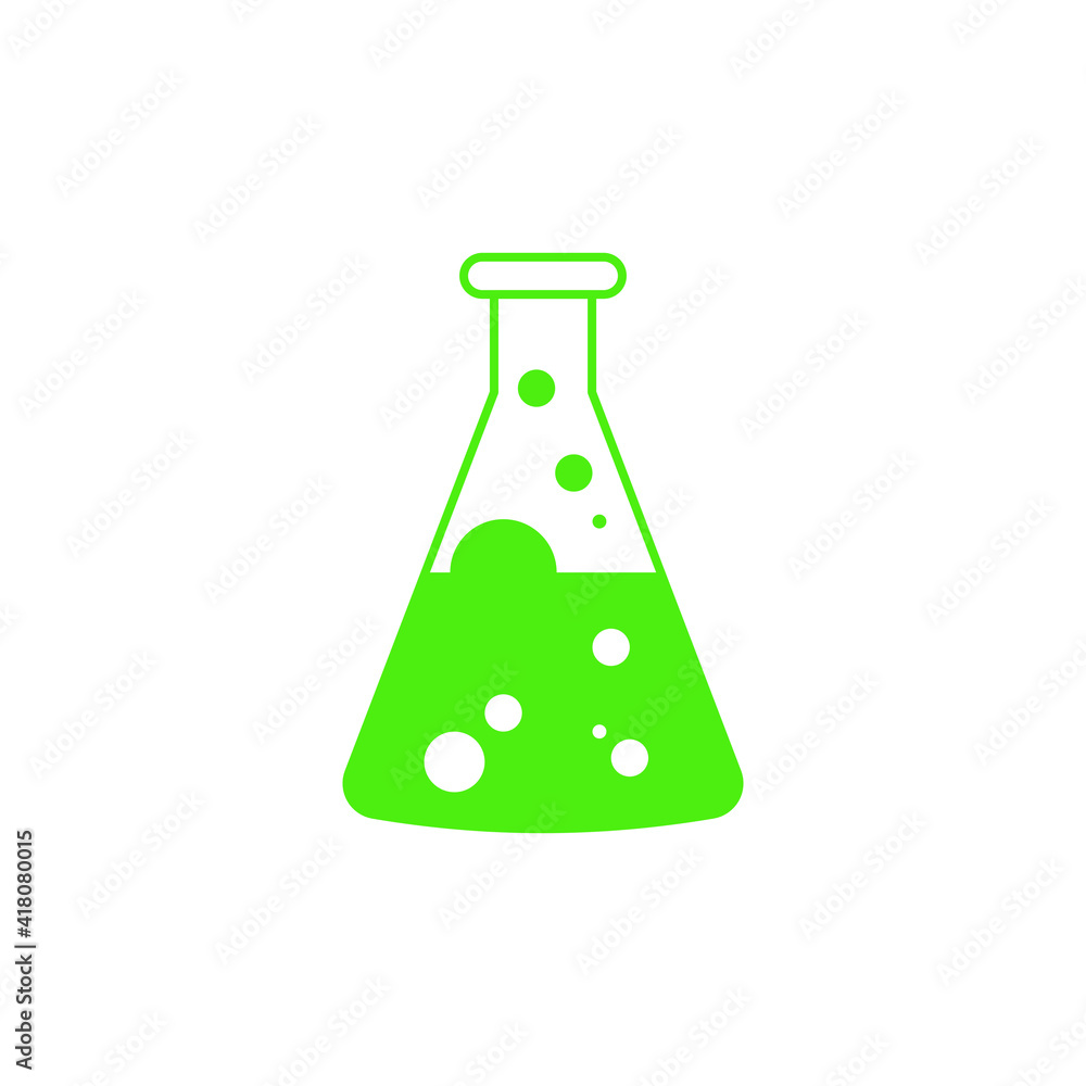 Chemicals lab icon vector. Flat design style, vector illustration. Chemicals lab icon vector. Flat design style, vector illustration.
