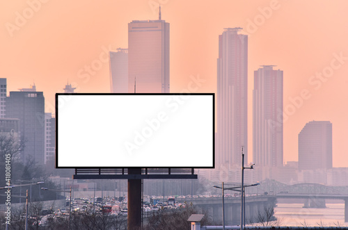옥외광고,전광판, 빌보드광고 목업 배경화면