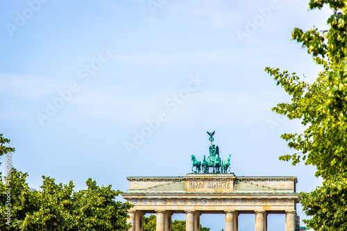 Brandenburg gate in summer day, Berlin