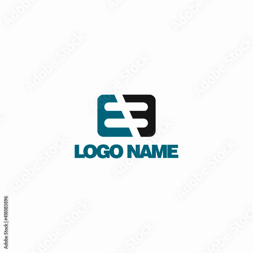 E B LETTER LOGO DESIGN