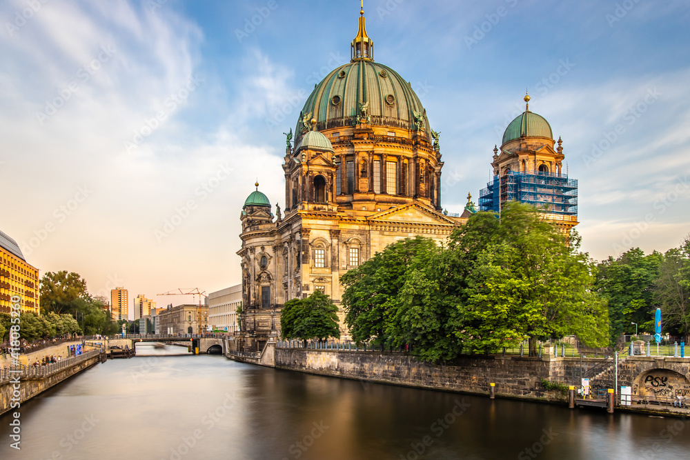 Berliner dom in the evening, Berlin