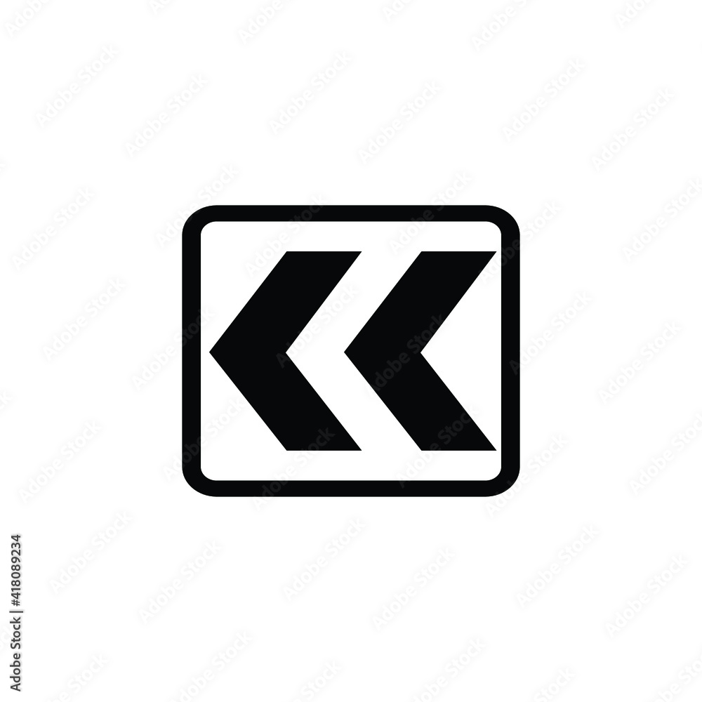 road traffic sign, arrow movement to the left vector icon eps 10 road traffic sign, arrow movement to the left vector icon eps 10