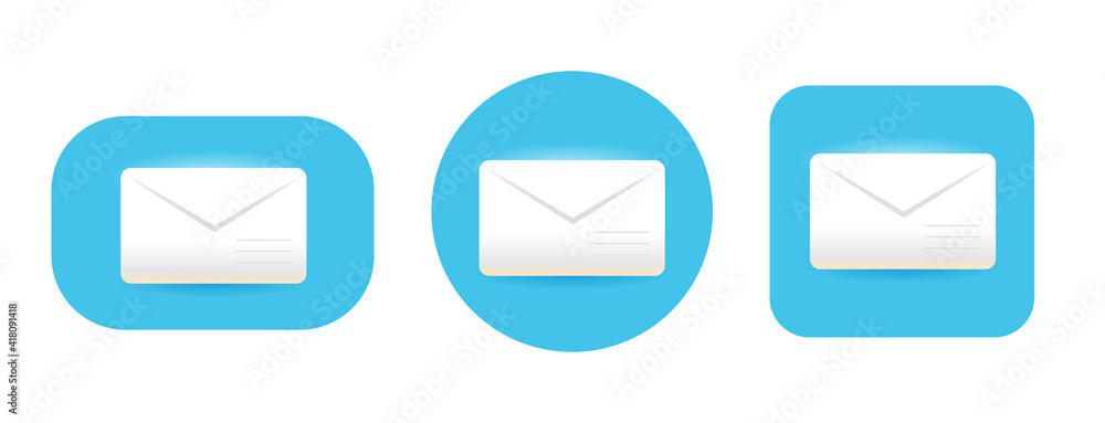 3d letter icons. Talk, dialogue, messenger or online support concept. 3d letter icons. Talk, dialogue, messenger or online support concept.