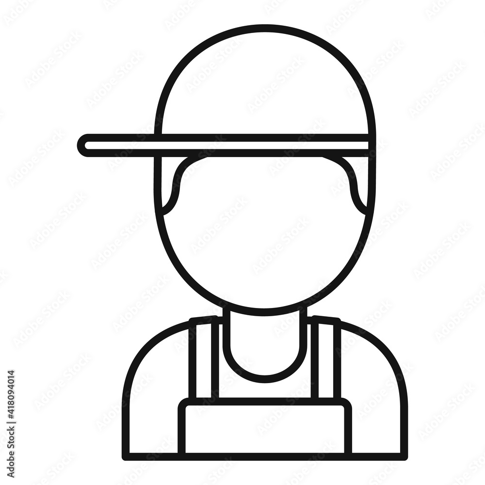 Auto mechanic icon. Outline auto mechanic vector icon for web design isolated on white background Auto mechanic icon. Outline auto mechanic vector icon for web design isolated on white background