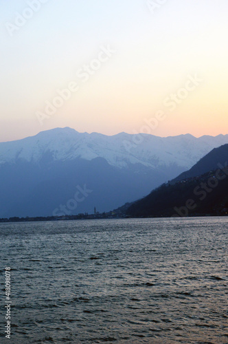 Dawn on Lake Como, Italy