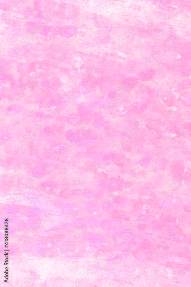 アナログの筆タッチで描いたピンク背景