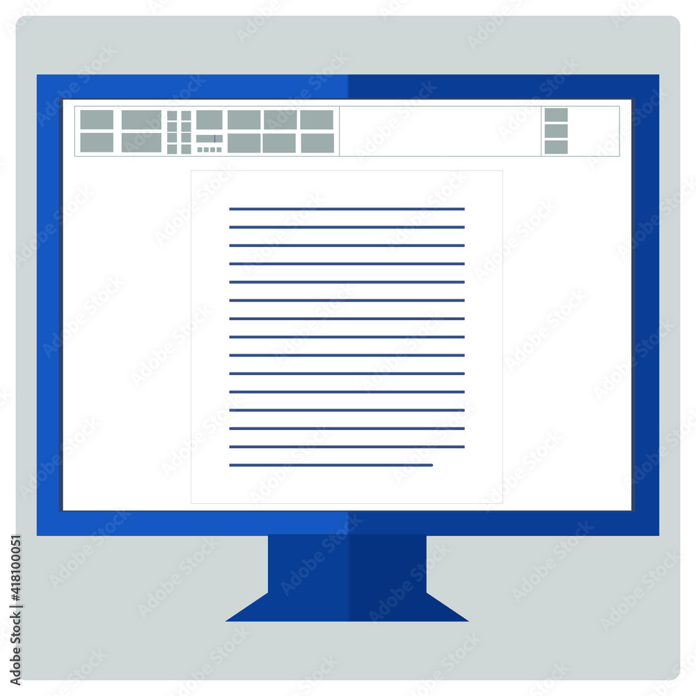 Vector illustration set for Word Processing Programs EPS10 Vector illustration set for Word Processing Programs EPS10