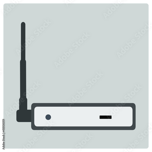 Vector illustration for Wireless NICs EPS10