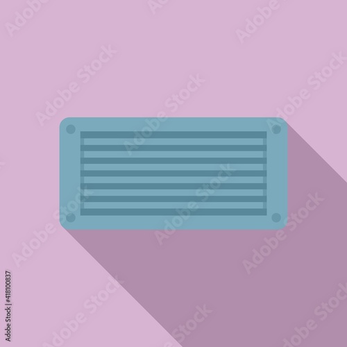 Ventilation duct icon. Flat illustration of Ventilation duct vector icon for web design
