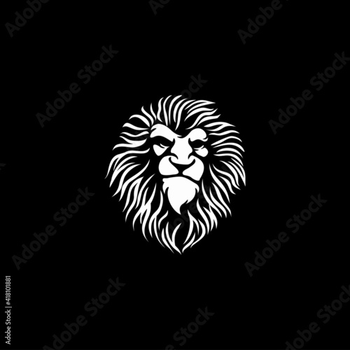 lion head logo vector template illustration design  © aliafandi