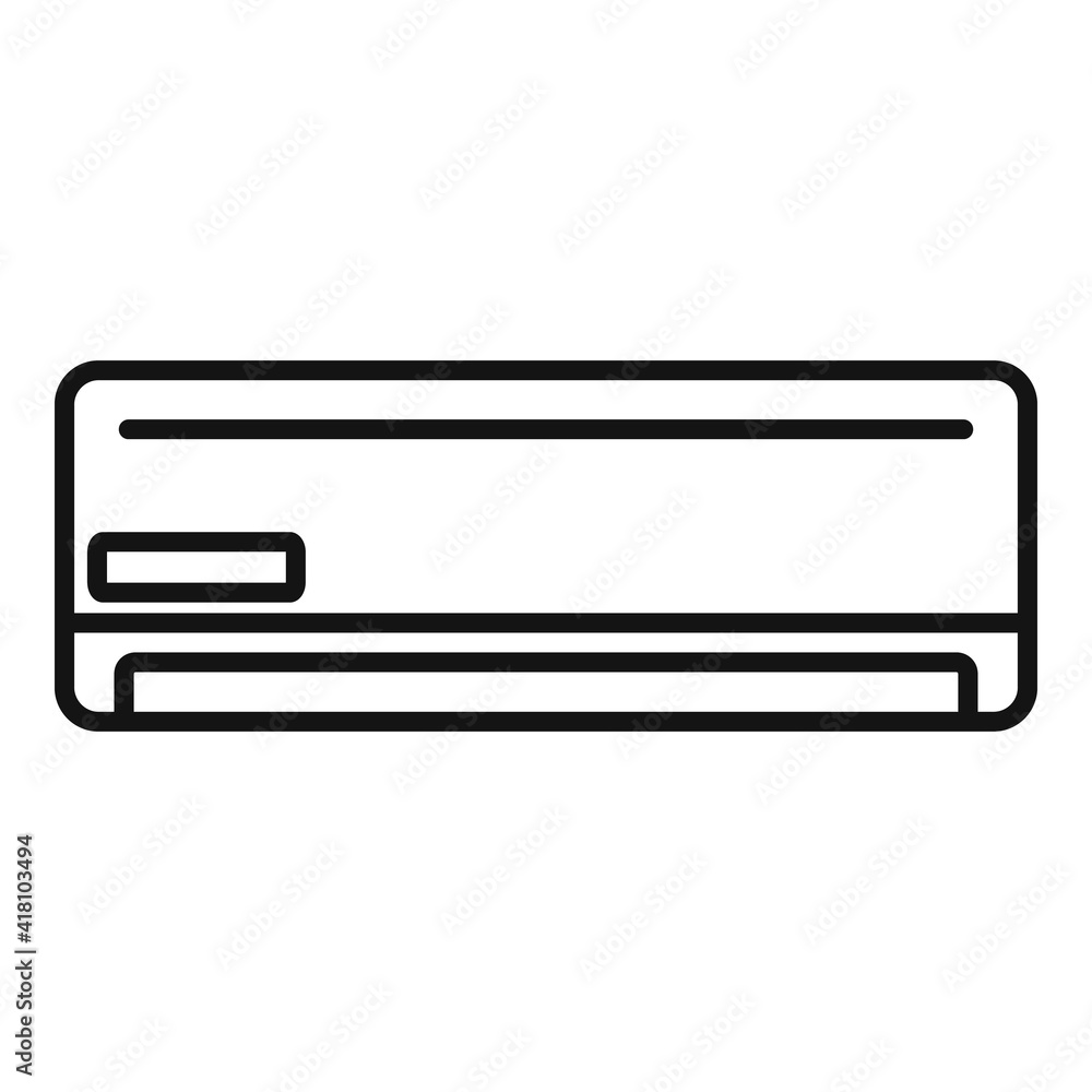 Air conditioner icon. Outline Air conditioner vector icon for web design isolated on white background Air conditioner icon. Outline Air conditioner vector icon for web design isolated on white background