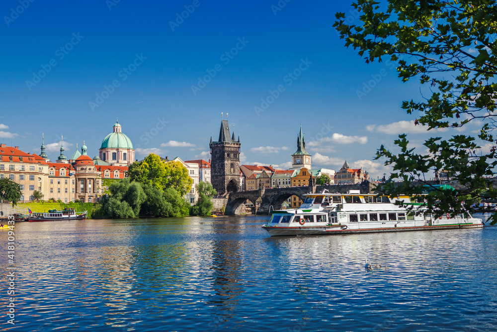 Historic Prague, the capital of the Czech Republic
