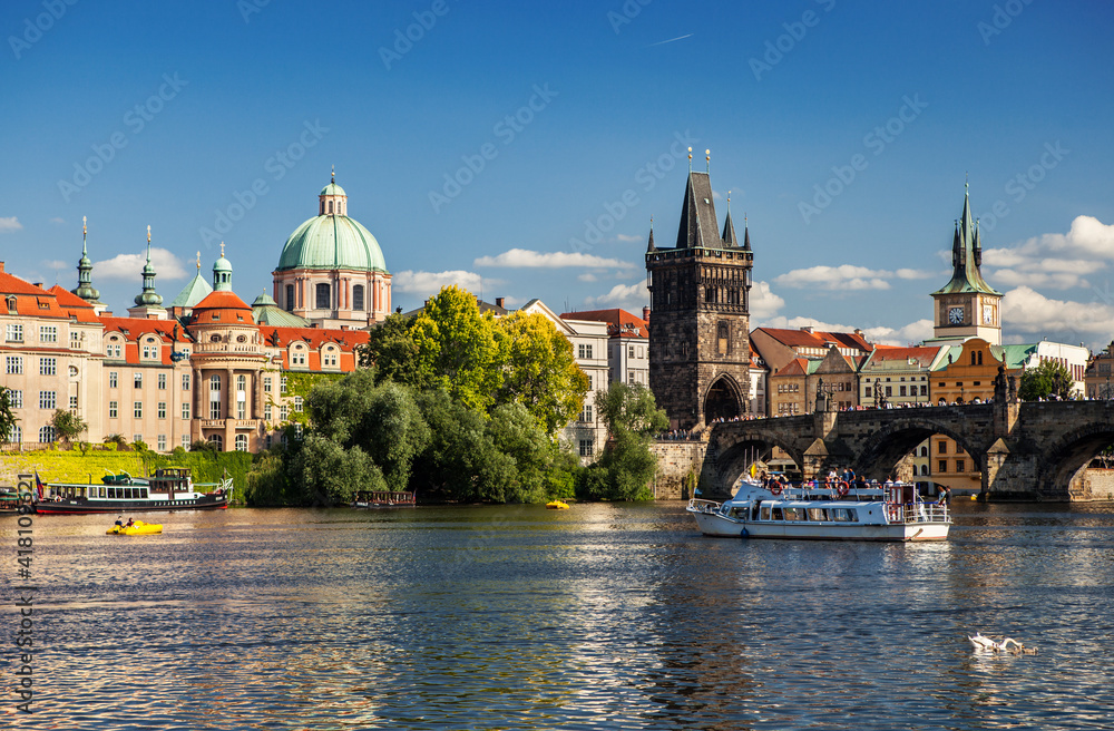 Fototapeta premium Historic Prague, the capital of the Czech Republic