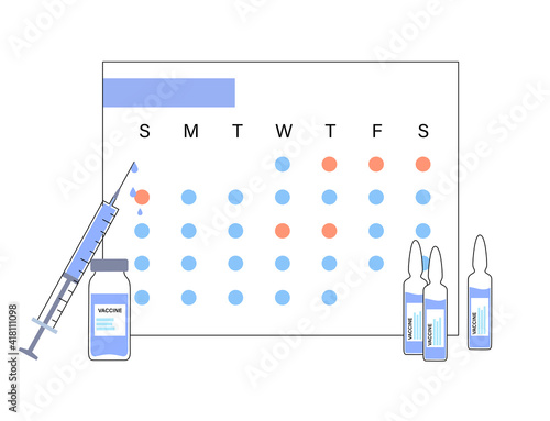 Global vaccination concept