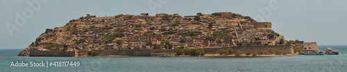 Crete Greece Fortress of Spinalonga old name Kalydon island of the lepers