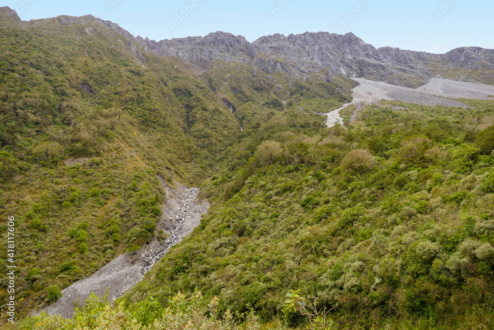 Fototapeta premium Arthurs Pass in New Zealand