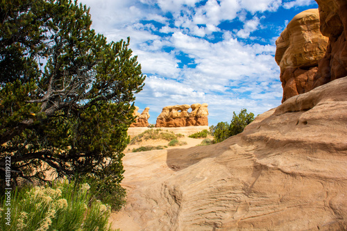 Devils Garden, Hole in the Rock Trail, Grand Staircase National Monument . red sandstone hoodoos