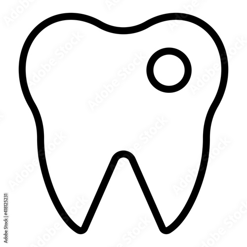A trendy vector design of dental cavity