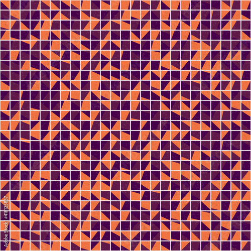Abstract Geometric Pattern generative computational art illustration