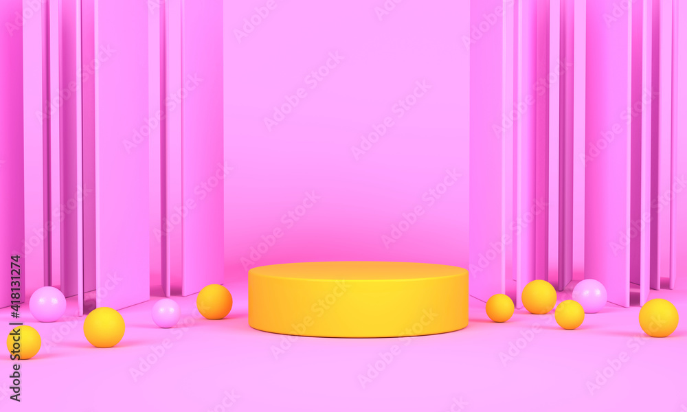 Geometry podiums or pedestal background for product advertising,Minimal template mock up display for cosmetic, 3d illustration and rendering. Geometry podiums or pedestal background for product advertising,Minimal template mock up display for cosmetic, 3d illustration and rendering.