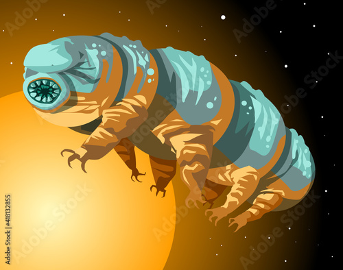 tardigrade flying on space