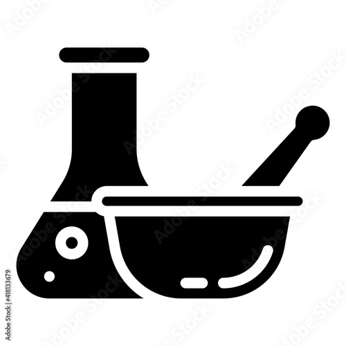 Premium download icon of herbal medication