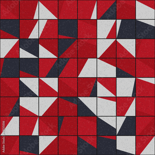 Abstract Geometric Pattern generative computational art illustration