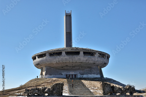 Φωτογραφία Buzludzha, Bulgaria, March 3, 2021: The Buzludzha abandoned monument in the Stara Planina mountains, Bulgaria