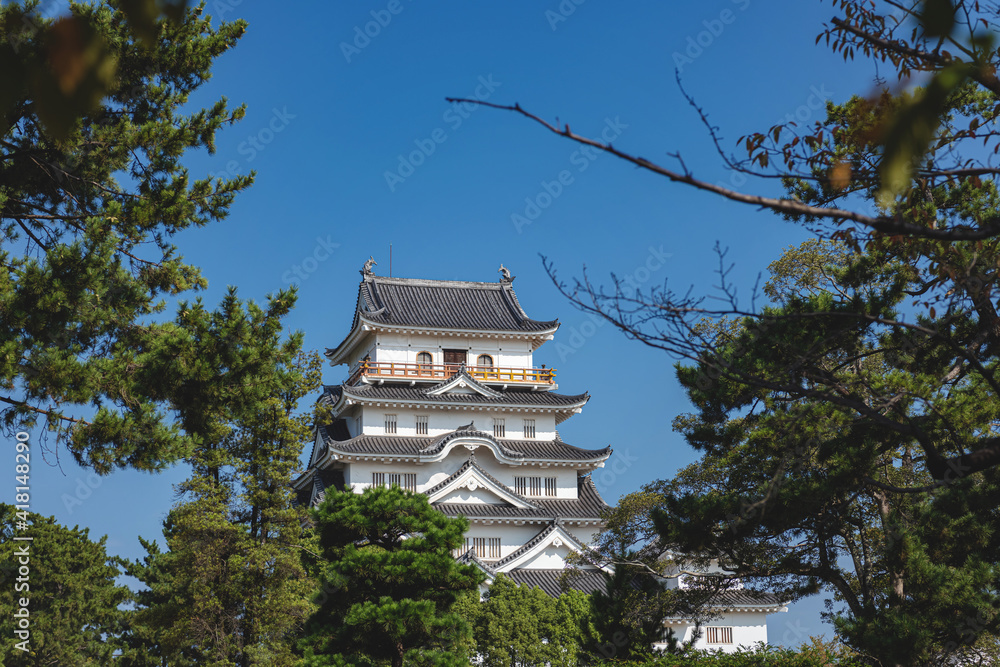 広島県福山市 福山城の風景
